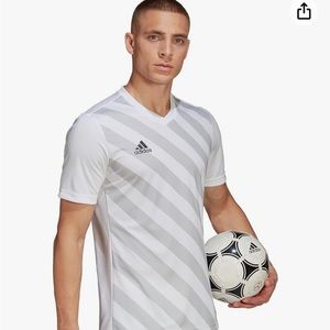 Two adidas Men's Entrada 22 soccer Jerseys Size XS